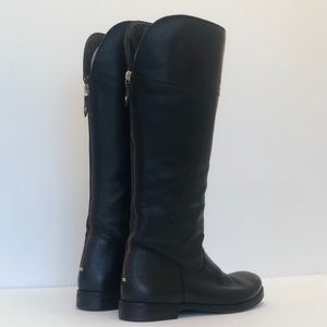 Matisse Tall Black Leather Zip Up Riding Boots Women’s US 7M $260